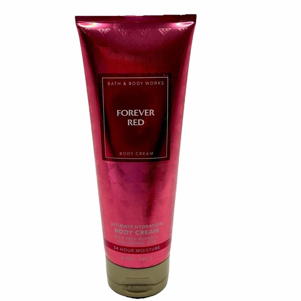 Bath and Body Works Forever Red Ultimate Hydration Body Cream 8 oz